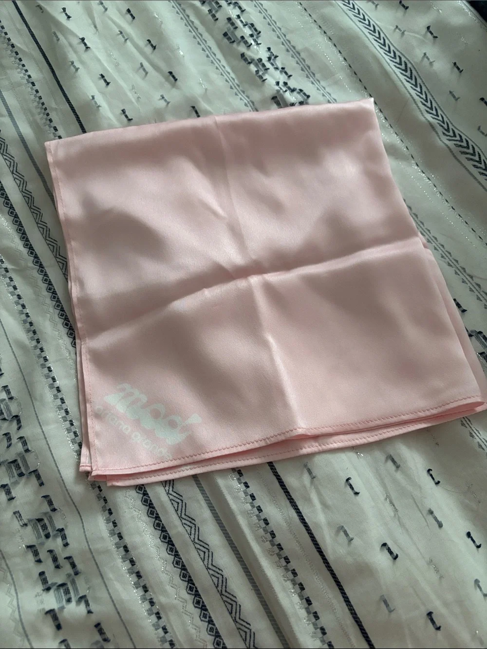 MOD by Ariana Grande Light Pink Bandana Scarf